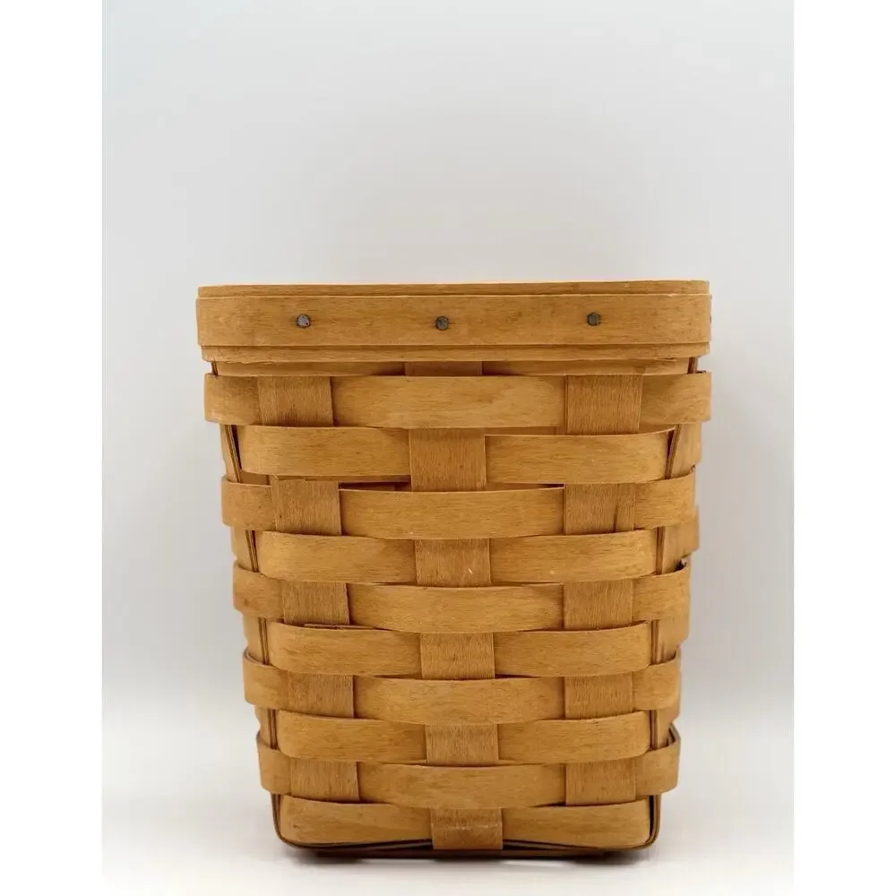 Vintage Longaberger Basket 1997 Small Square Spoon Holder 6” x 5.5